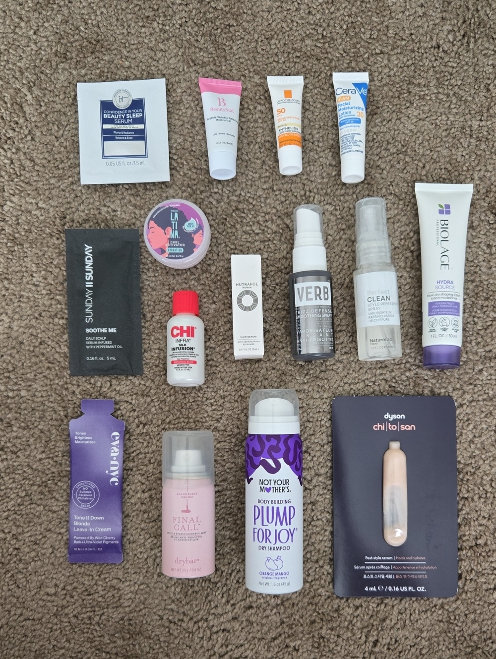 Trial Size Hair/Skin Care Beauty Bundle